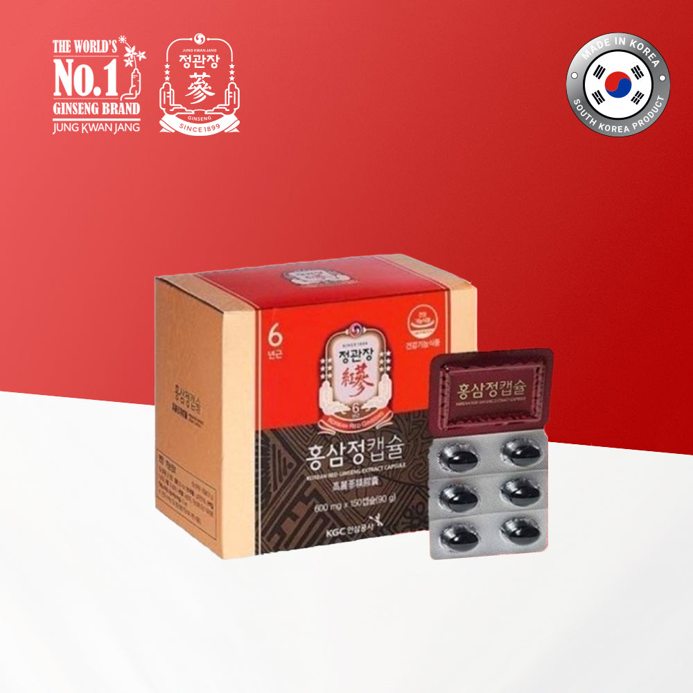 JUNG KWAN JANG โสมแดงเกาหลีสกัดชนิดแคปซูล 150แคปซูล - Korean Red Ginseng Extract Capsule