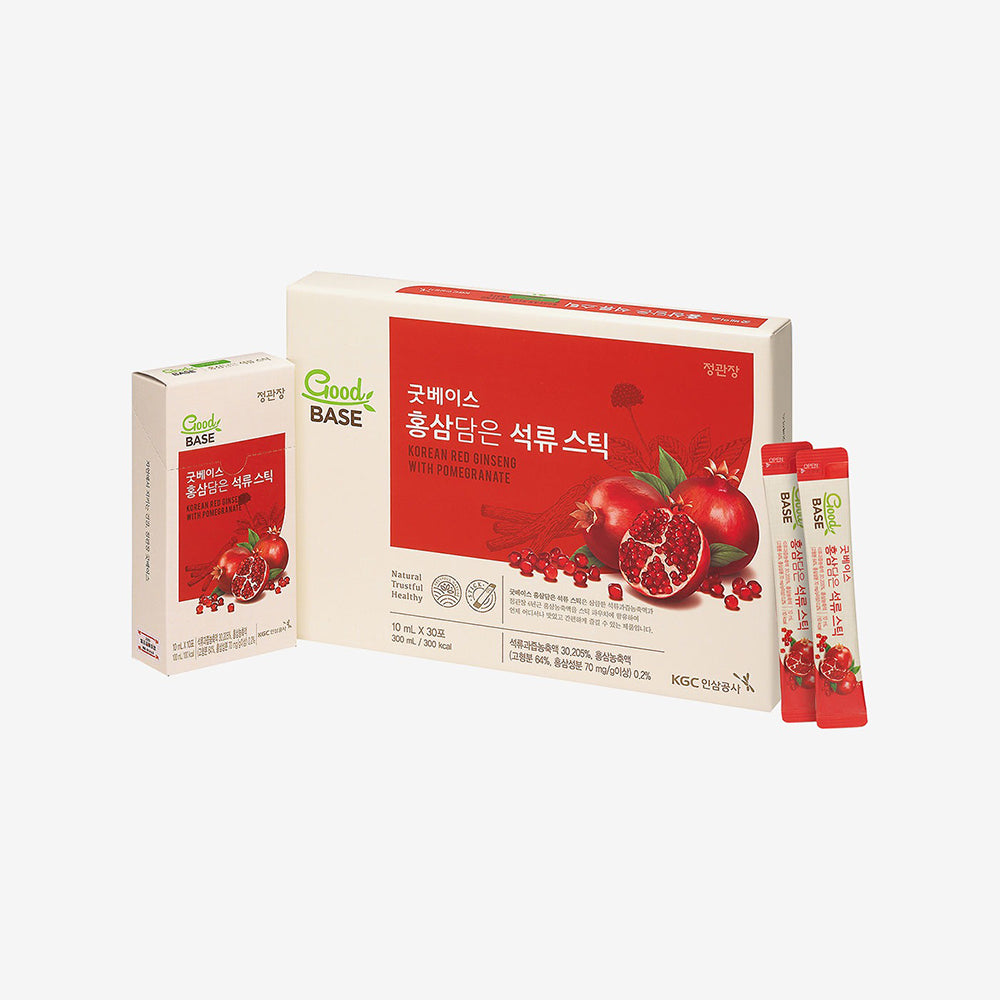 JUNG KWAN JANG โสมแดงสกัดผสมน้ำทับทิม 10มล. X 30ซอง - Korean Red Ginseng With Pomegranate Stick