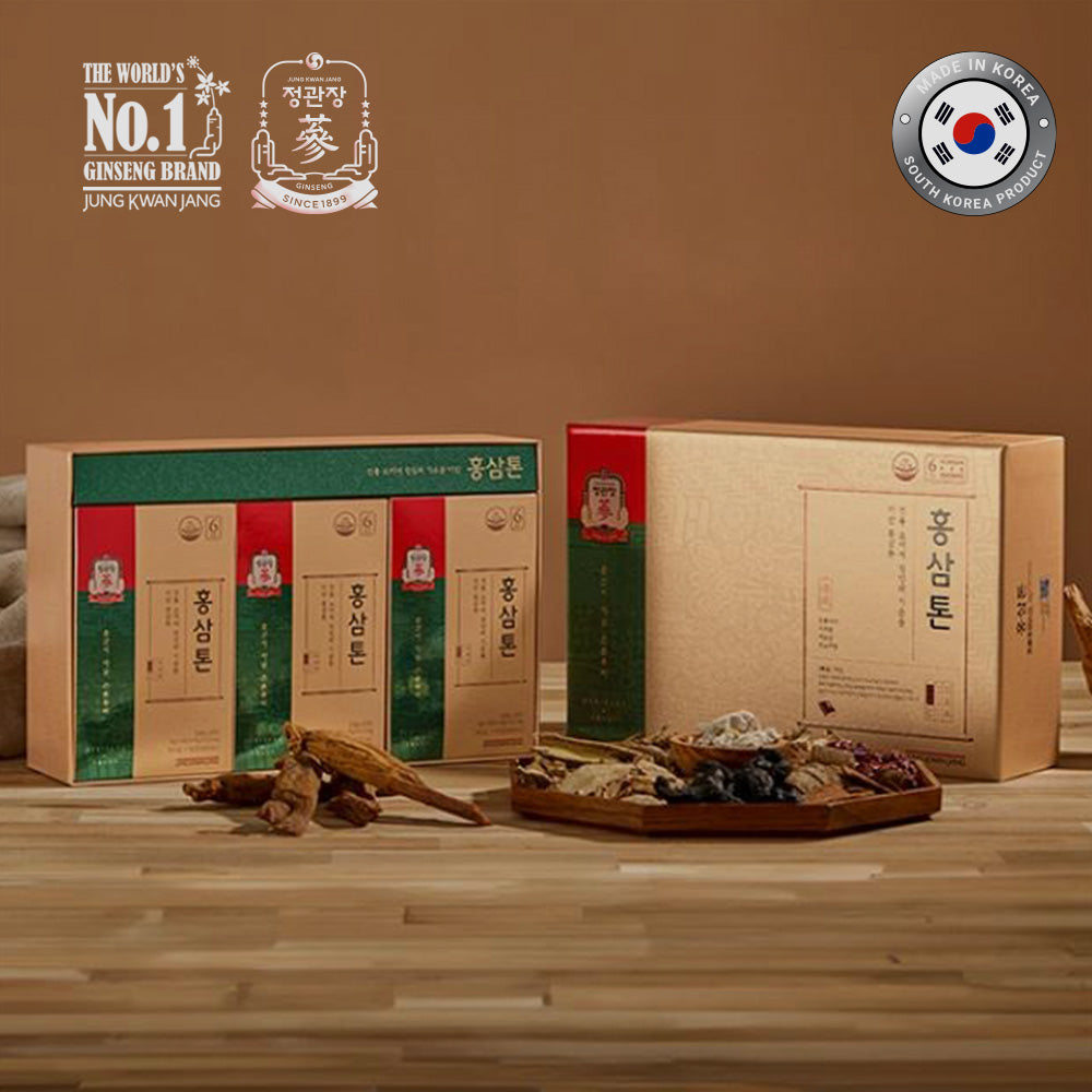 JUNG KWAN JANG โสมแดงเกาหลีสกัดพร้อมดื่ม 50มล. X 30ซอง - Korean Red Ginseng Plus ( Hong Sam Tone )